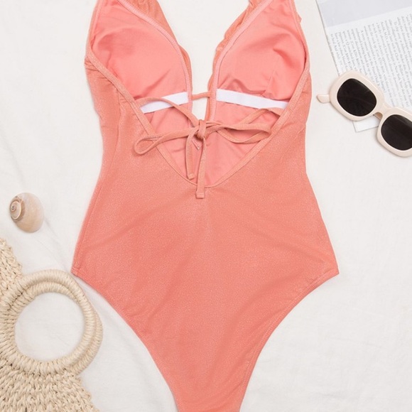 Cupshe Orange One Piece Swimsuit - Picture 9 of 9